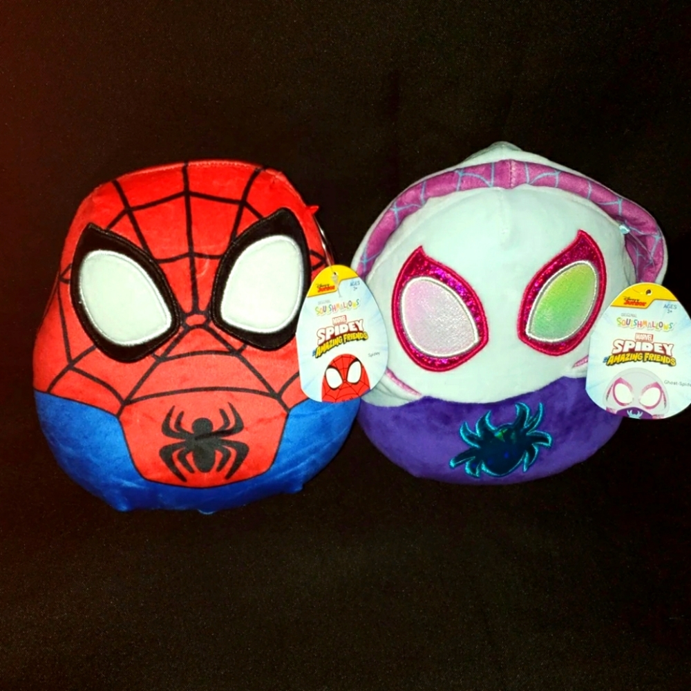 Spidey and Ghost Spidey (Marvel Spidey Amazon friends Squishmallows)